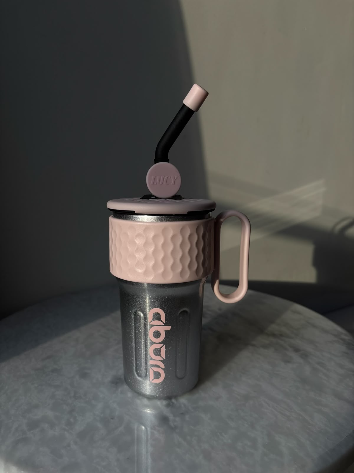 BOSHENG Pink Glaze vaccum cup