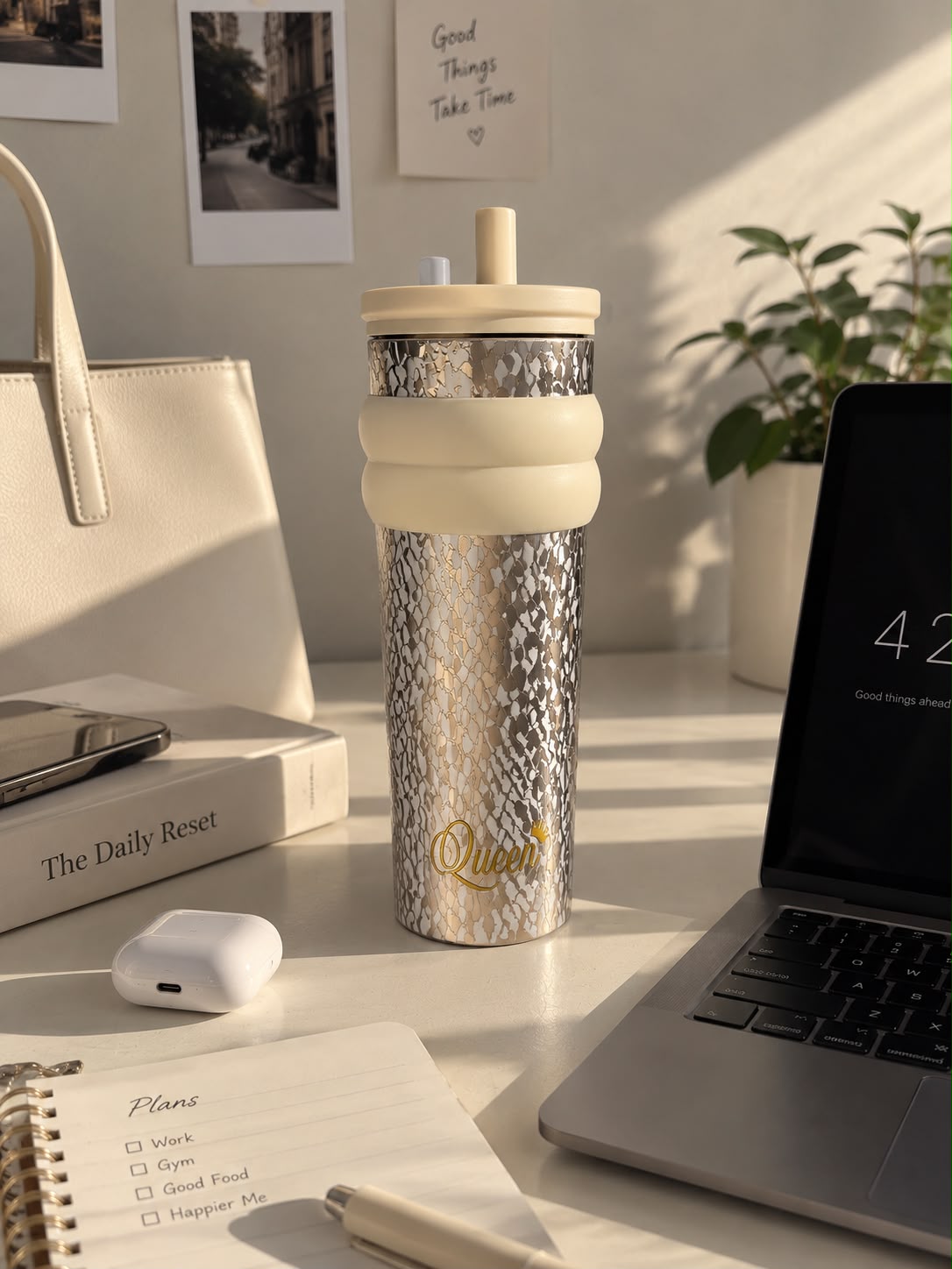 Ivory Queen Tumbler